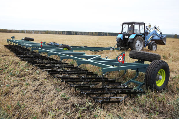 Зубовые однорядные бороны