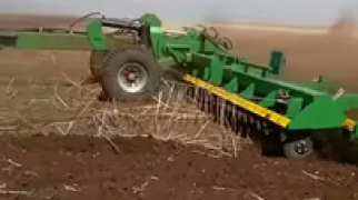 БДП-430 рубит стерню подсолнечника