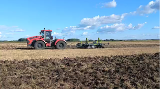 БДТ-4 стерня зерновых трактор к-742