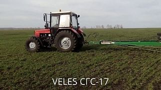 СГС-17 на бороновании озимой пшеницы